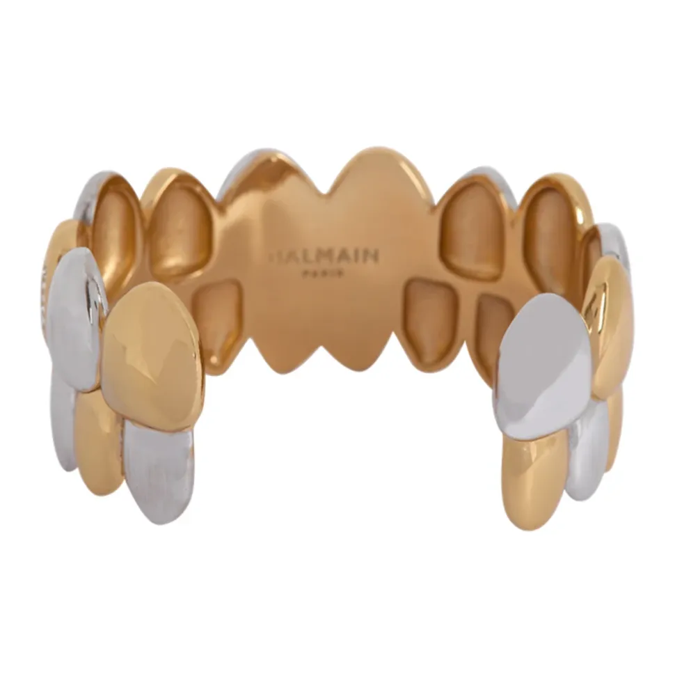 Brass and Crystal Grillz Armreif