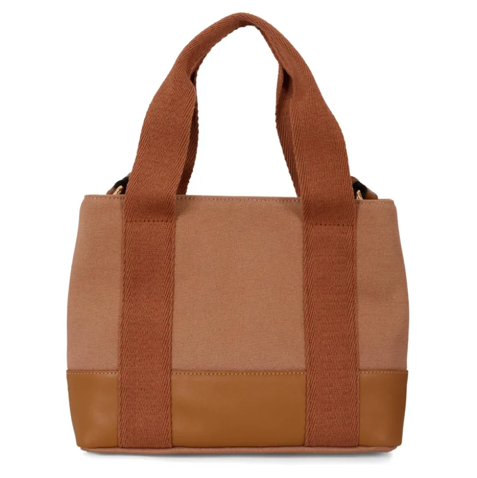 Braune Casual Tasche mit Logo-Band
