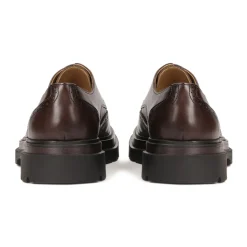 Braune Derby-Style BROGUES mit Lochmuster-Verzierung