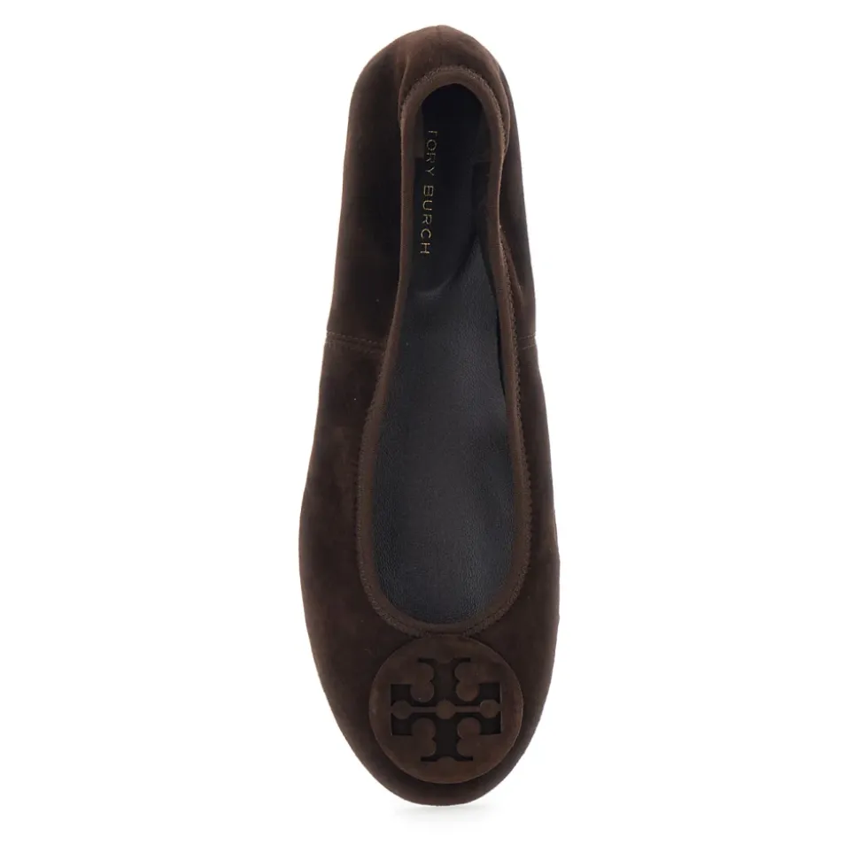 Braune Flache Schuhe Minnie Travel Ballet