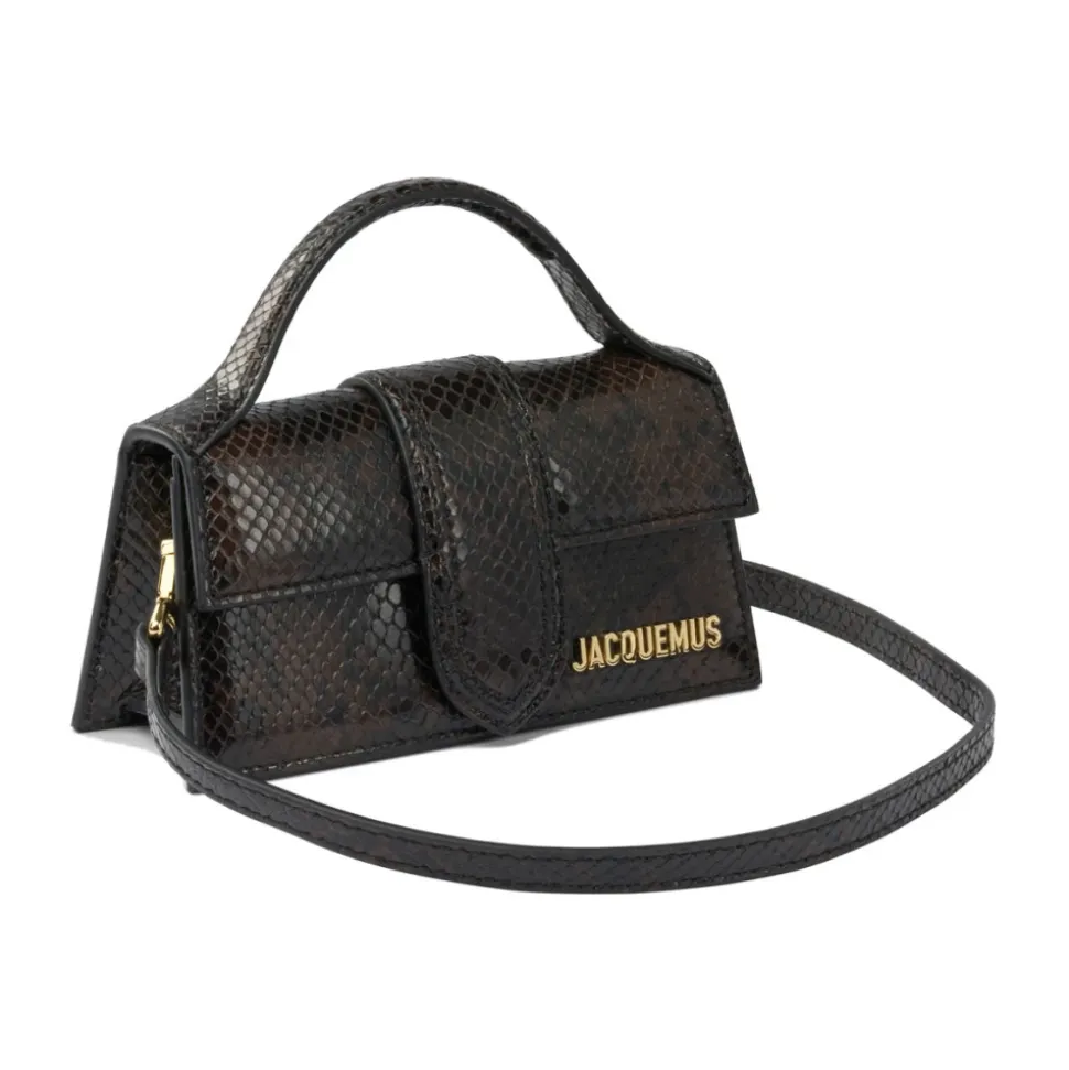 Braune Handtasche mit Abnehmbarem Riemen