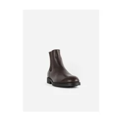 Braune Kalbsleder Chelsea Boots