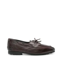 Braune Leder Schnürschuhe