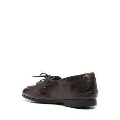 Braune Leder Schnürschuhe