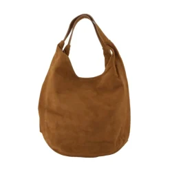 Braune Leder Shopper Tasche