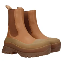 Braune Leder Stiefeletten