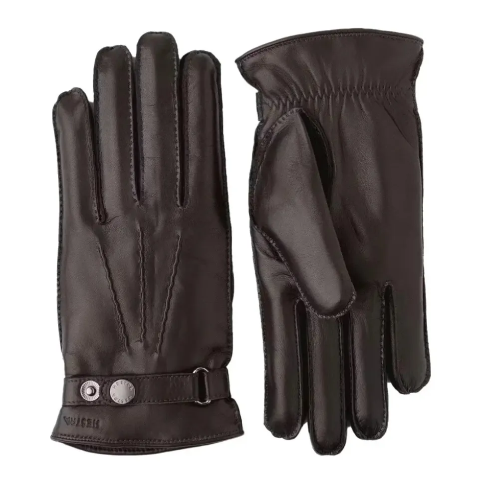 Braune Lederhandschuhe für Herren