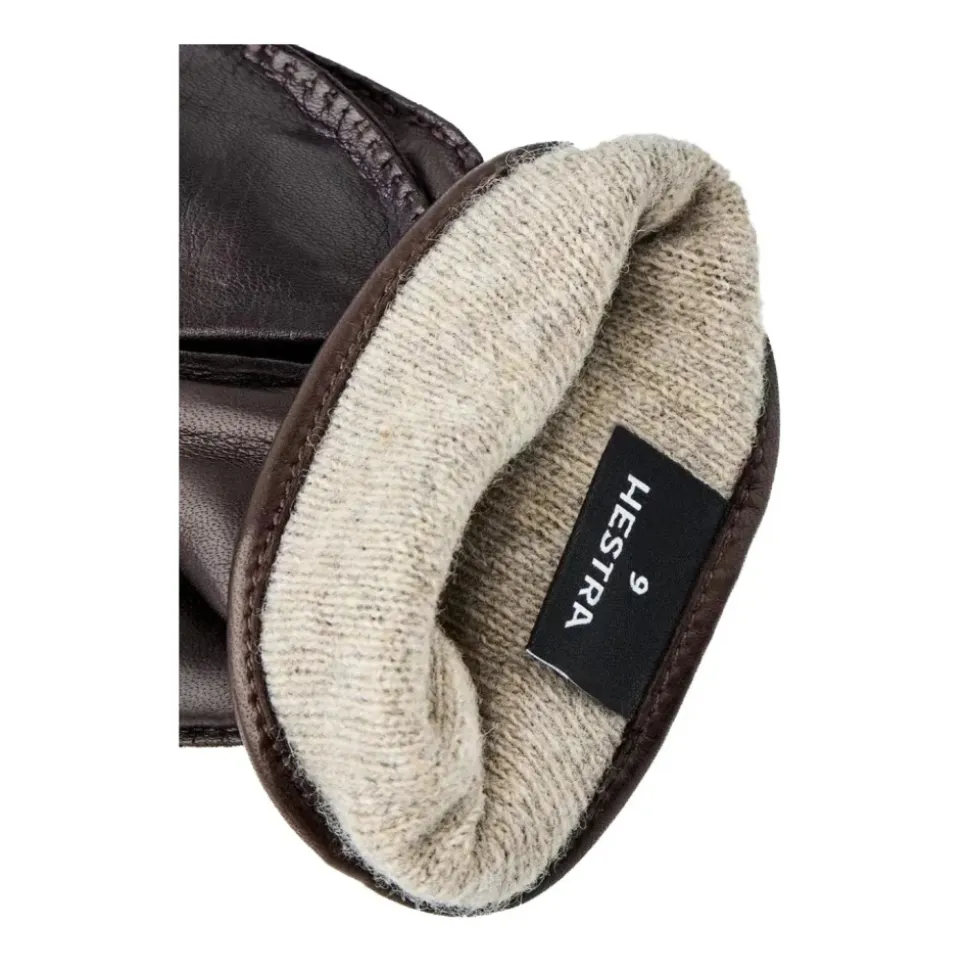 Braune Lederhandschuhe für Herren