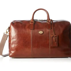 Braune Lederkoffer Reisetasche