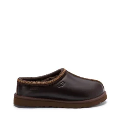 Braune Lederslipper