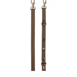 Braune Leder-T-Schnalle Handtasche