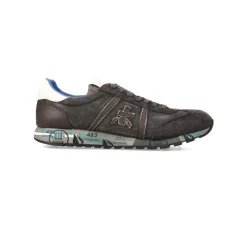 Braune Lucy Sneakers mit Wildledereinsätzen