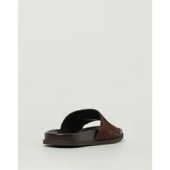 Braune Riemchensandalen mit Schnalle