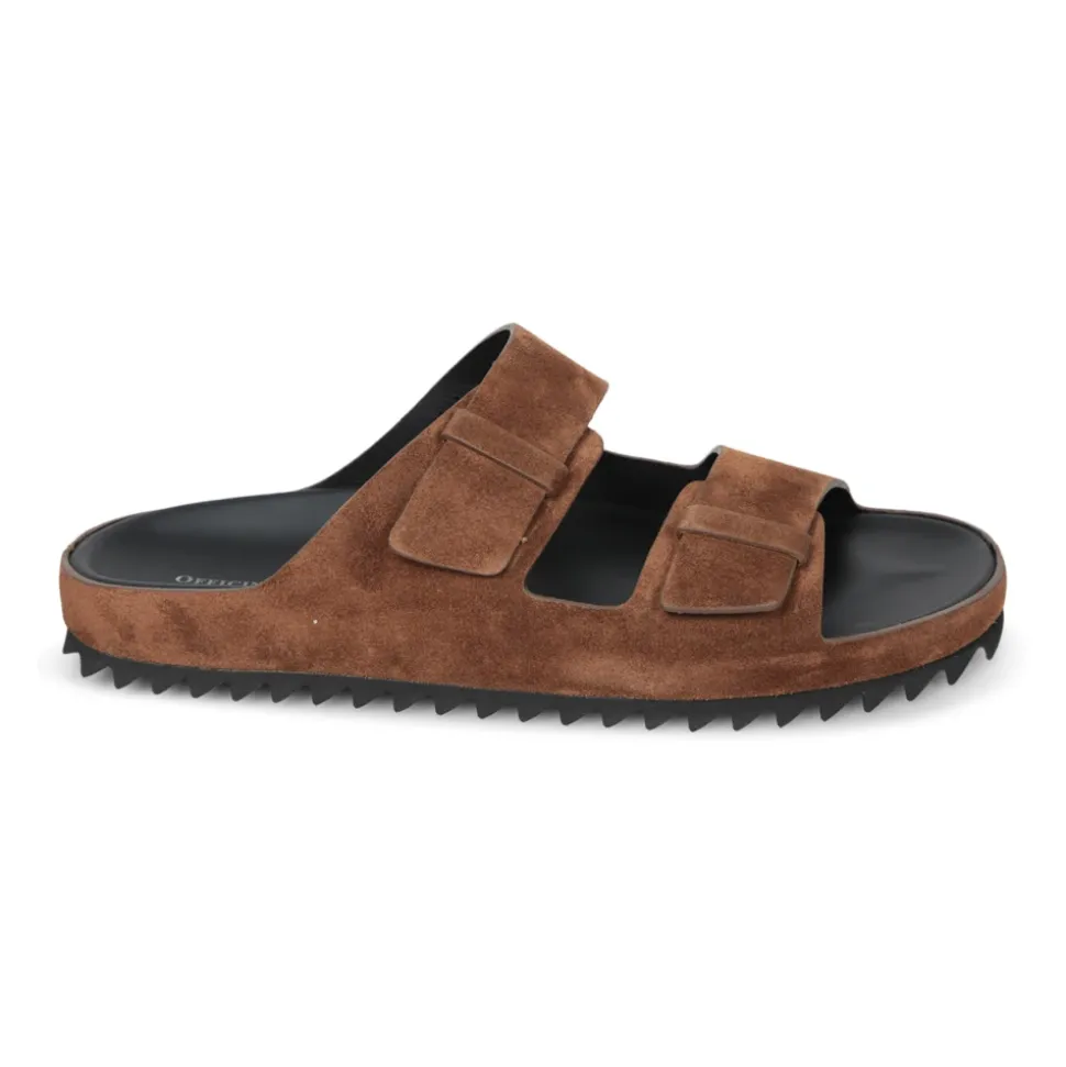 Braune Sandalen mit Doppelten Schnallen