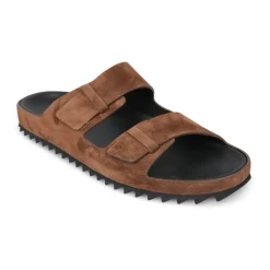 Braune Sandalen mit Doppelten Schnallen