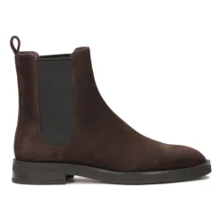 Braune Wildleder Chelsea-Boots
