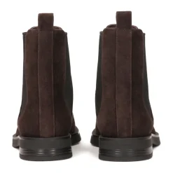 Braune Wildleder Chelsea-Boots