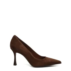 Braune Wildleder High Heels