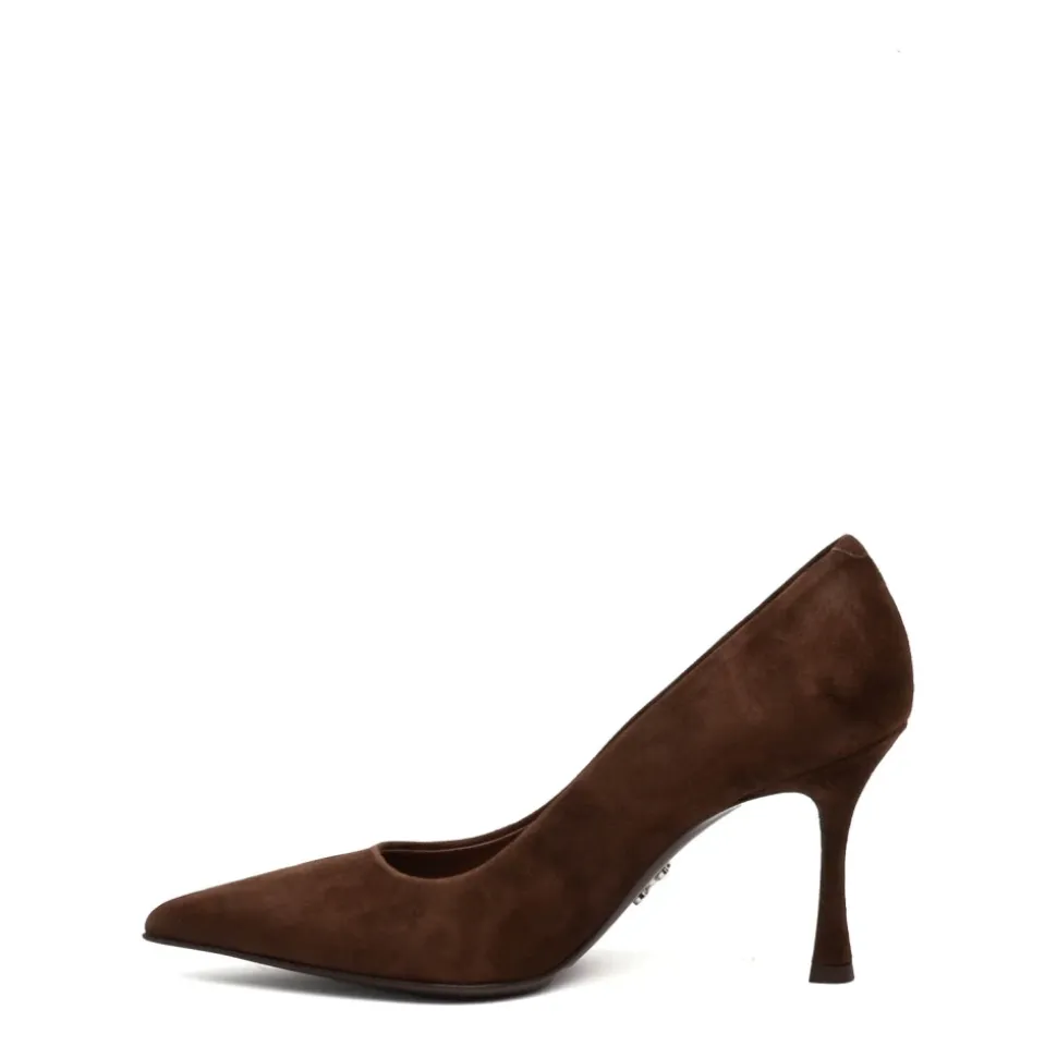 Braune Wildleder High Heels