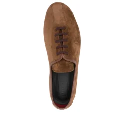 Braune Wildleder Schnürschuhe