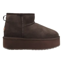 Braune Winterstiefel