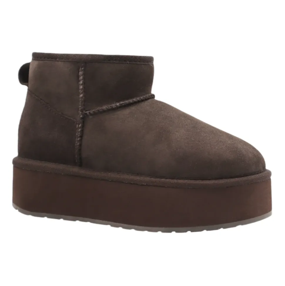 Braune Winterstiefel