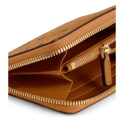 Brieftasche mit Reissverschluss in Visetos