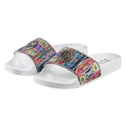 Bunter Strick-Sneaker