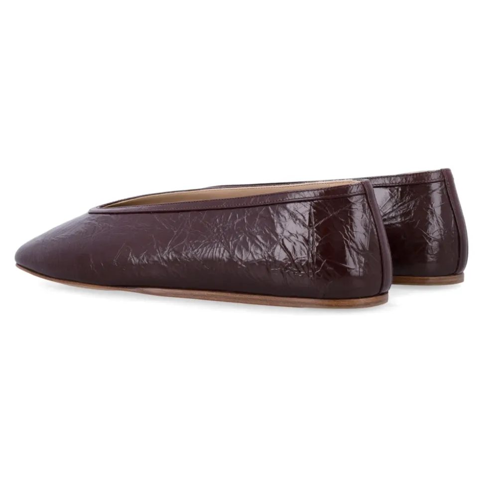 Burgunder Geschlossene Schuhe Luna Hausschuhe