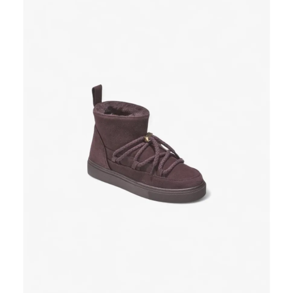 Burgunder Winter Stilvolle Niedrige Stiefel