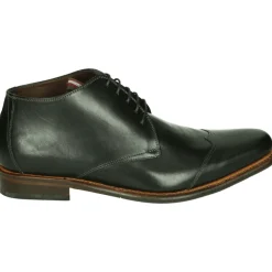 Business Mid Schwarze Lederschuhe