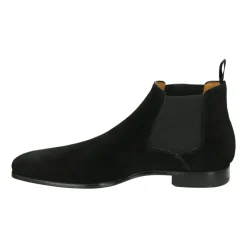Business Mitte Schwarze Wildlederschuhe