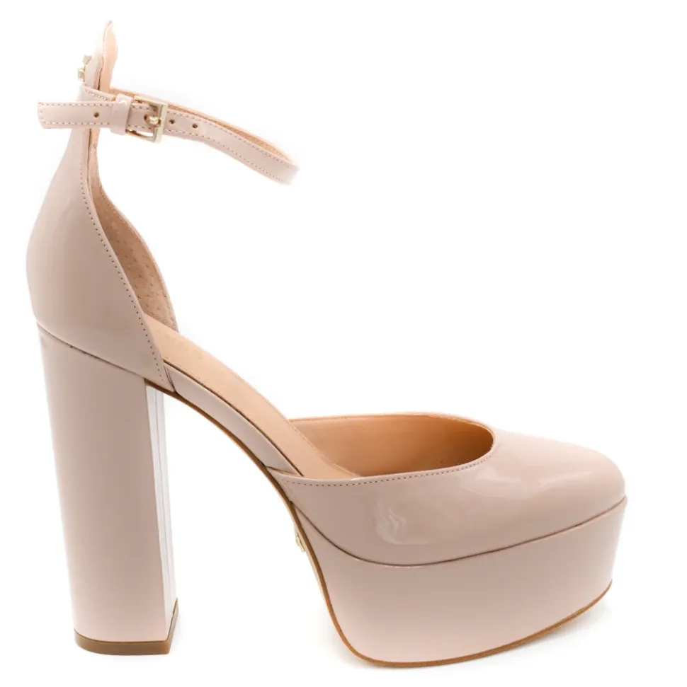 Calane High Heel Sandalen im Lack-Look