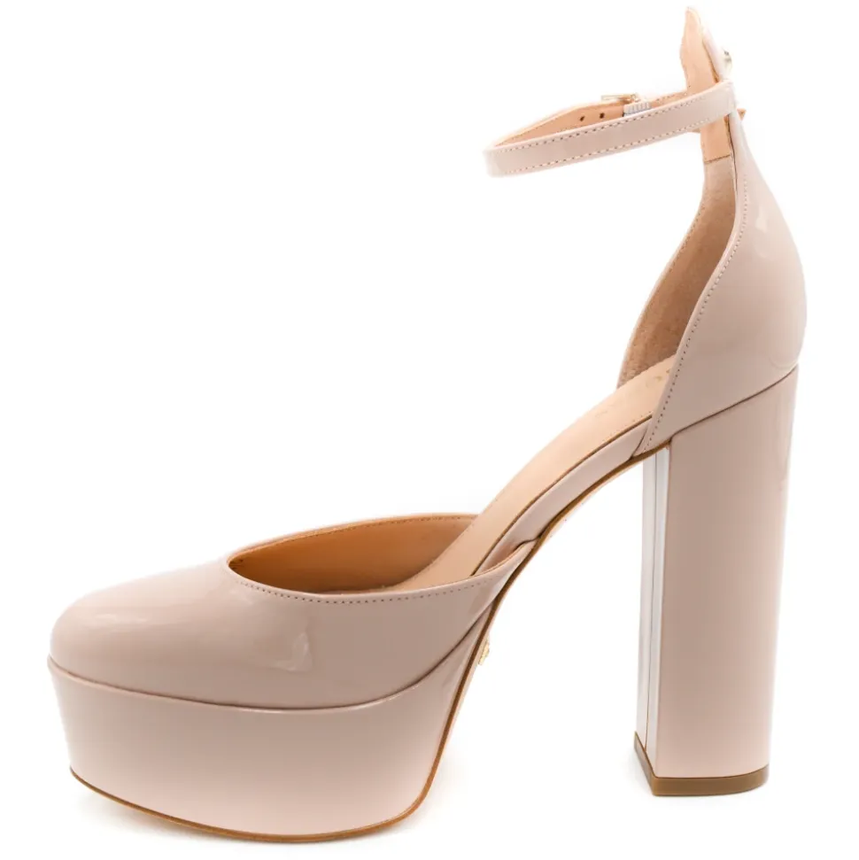 Calane High Heel Sandalen im Lack-Look