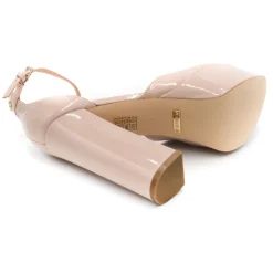Calane High Heel Sandalen im Lack-Look
