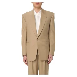 Camel Taillierter Blazer