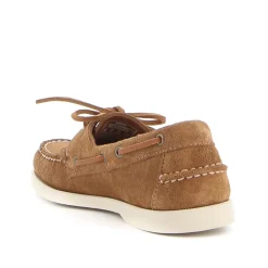 Camel Wildleder Loafer Segelschuh
