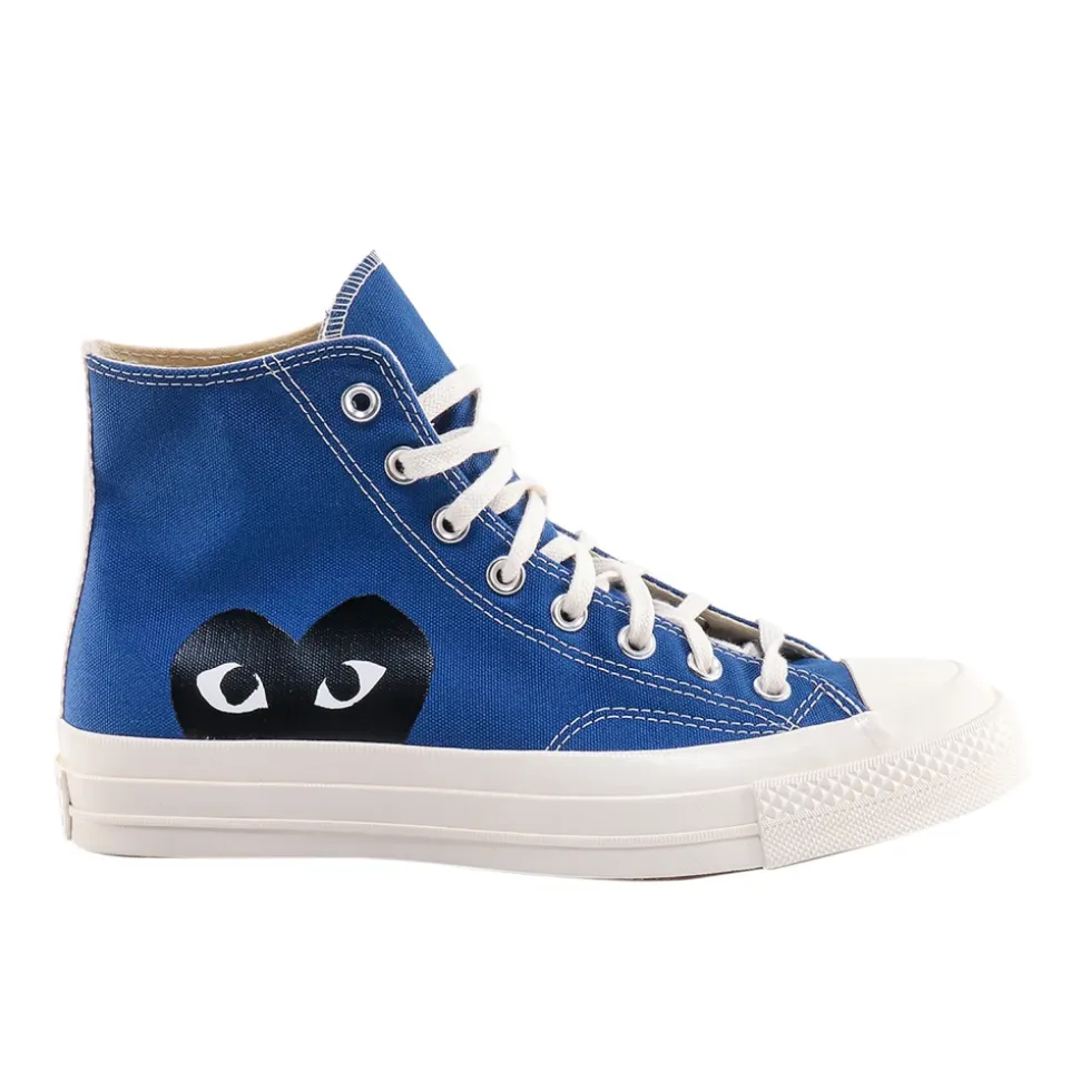 Canvas Sneakers mit seitlichem Aufdruck