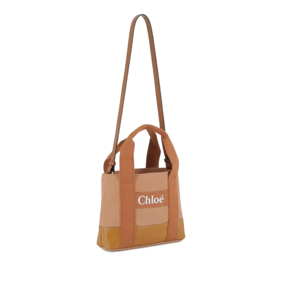 Canvas Tote Tasche Beige