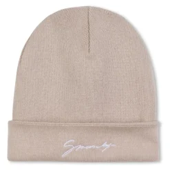 Cappello con logo ricamato reversibile lavorazione a maglia