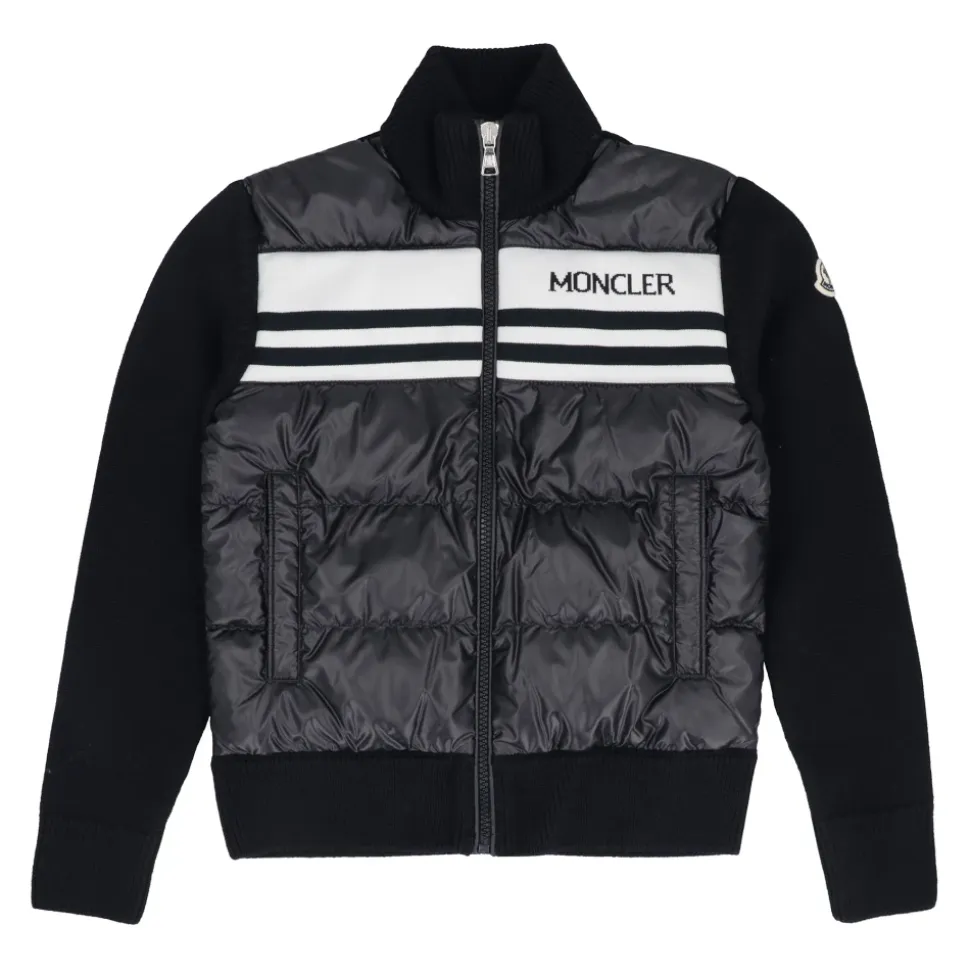 Cardigan mit wattierter Vorderseite