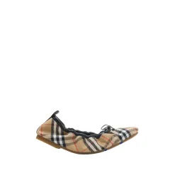 Check Fawn Ballerinas
