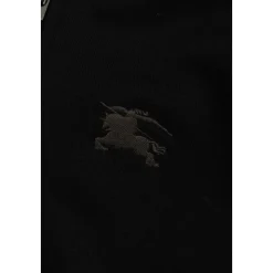 Check Label Zip Hoodie