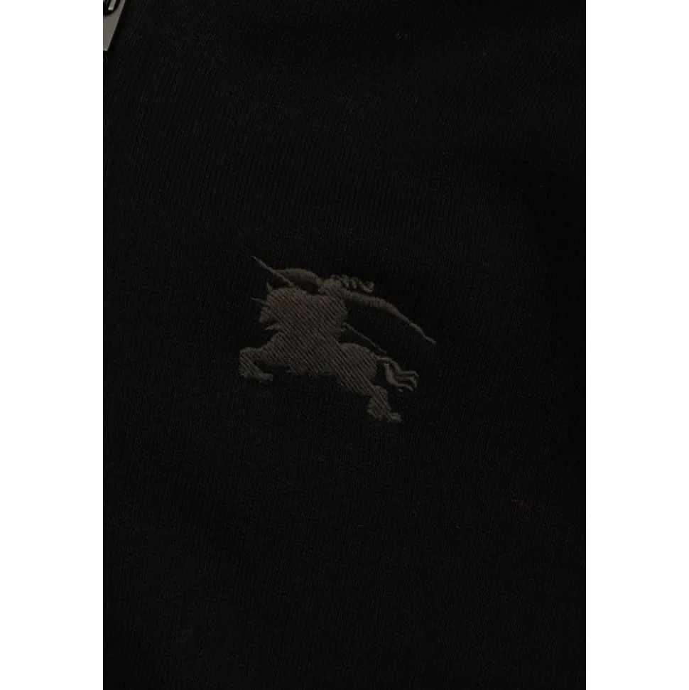 Check Label Zip Hoodie