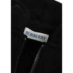 Check Label Zip Hoodie