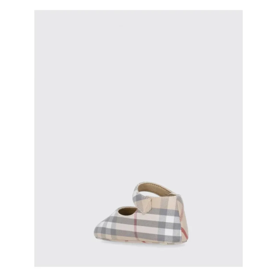Checked Cotton Shoes