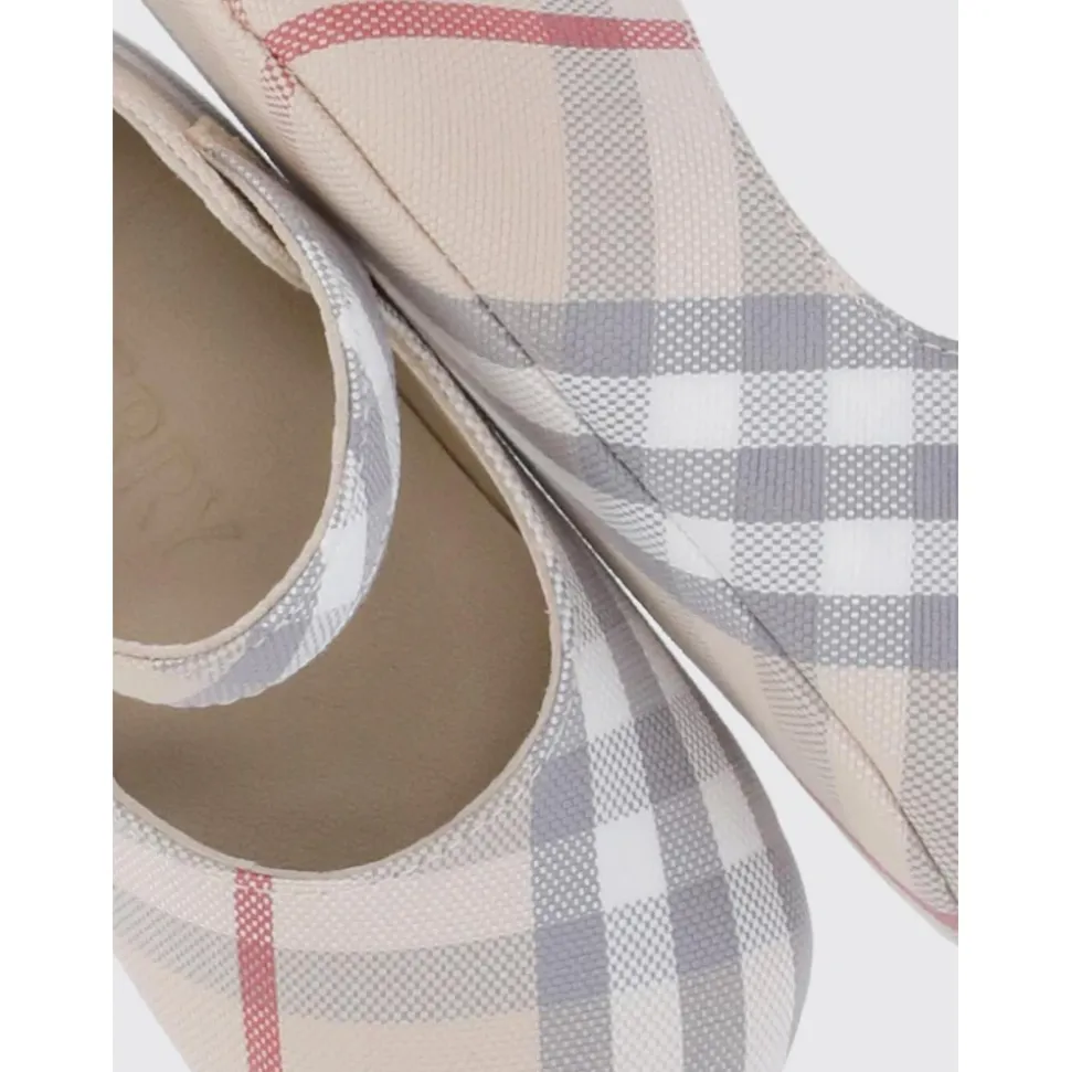 Checked Cotton Shoes
