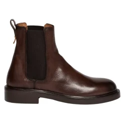 Chelsea Boot mit Dreifachsohle in Dunkelbraun
