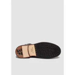Chelsea Boot mit Dreifachsohle in Dunkelbraun