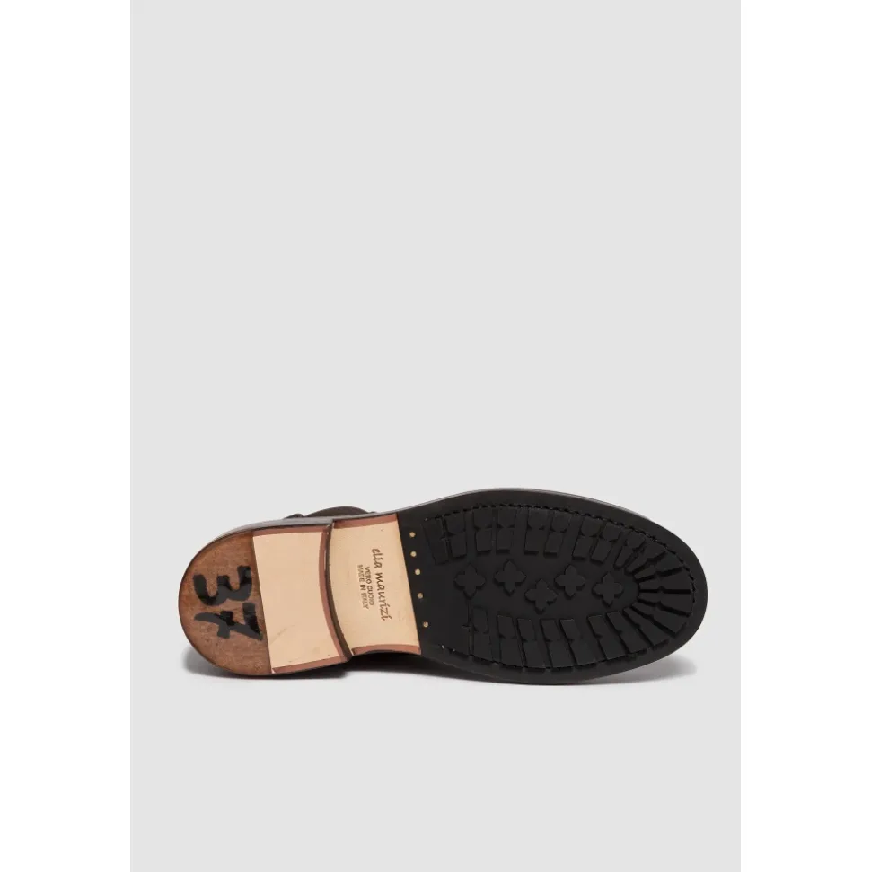 Chelsea Boot mit Dreifachsohle in Dunkelbraun